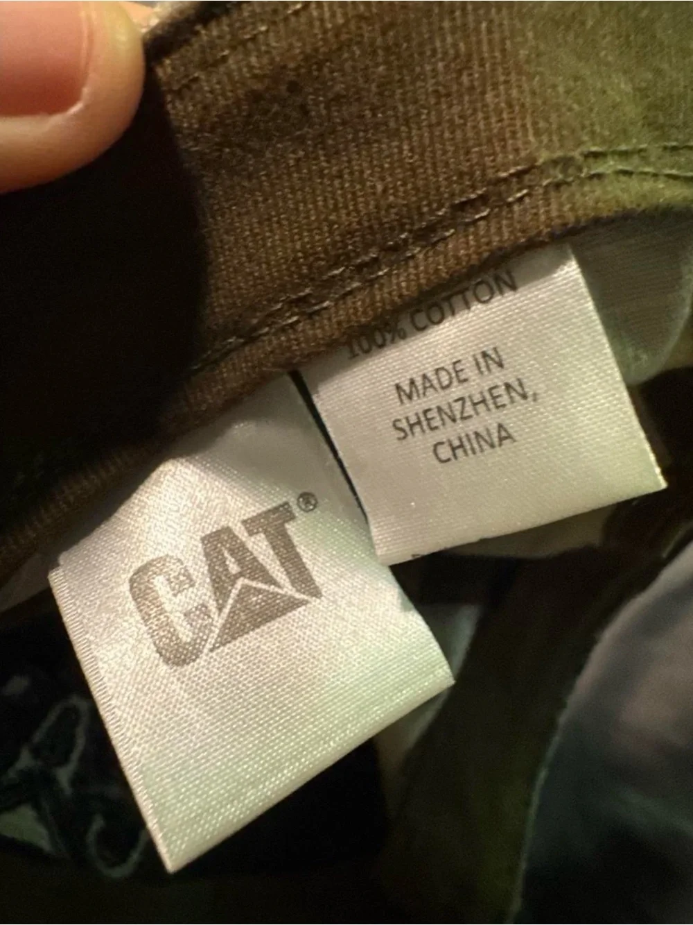 CAT Kids' Camo Baseball Cap - Green Digital Camo